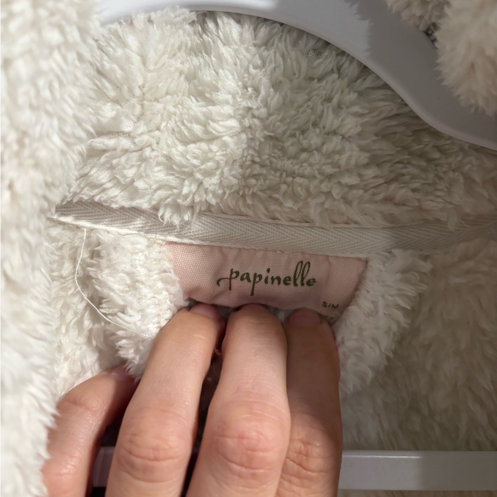 Papinelle Cosy Plush Mid-Length Robe - Picture 6 of 12